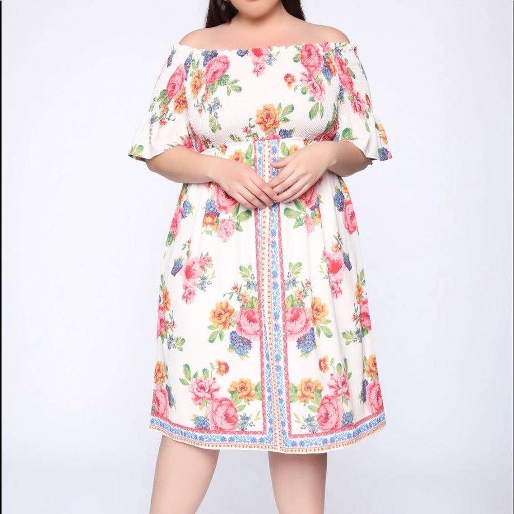 Off the shoulder dress